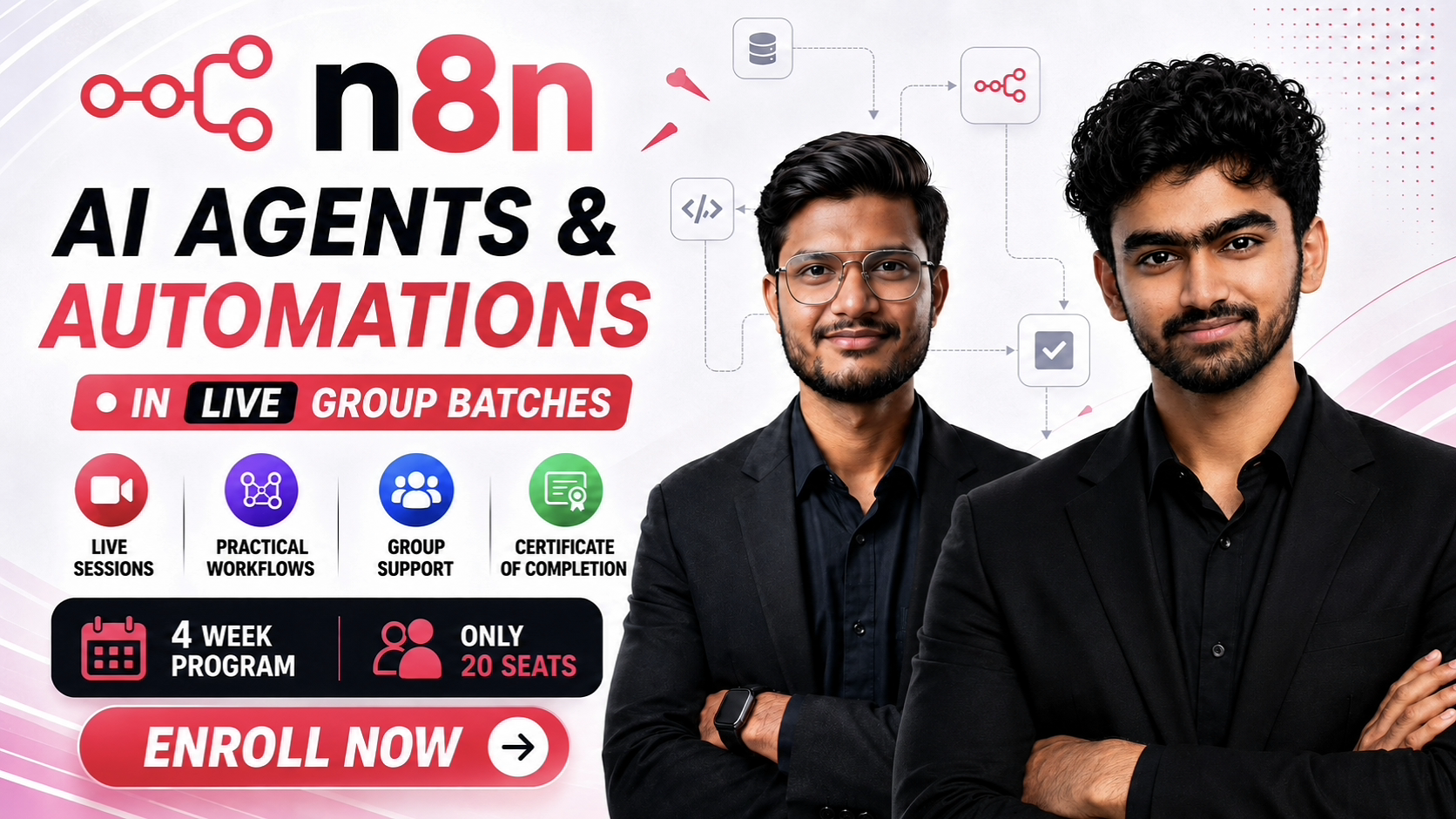 Live N8N AI Agents & Automations Group Batches